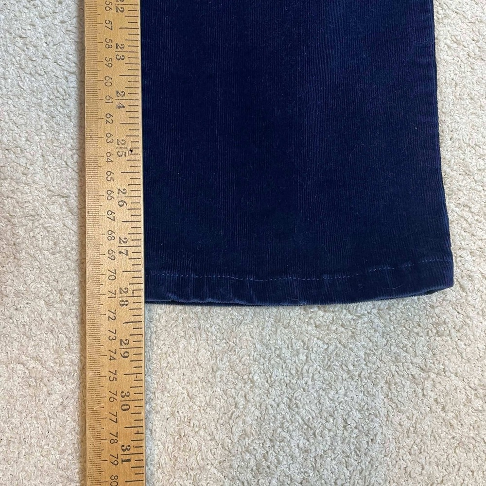 Gloria Vanderbilt Blue Corduroy Pants Womens Size 8 Straight Leg High Rise - Picture 5 of 5